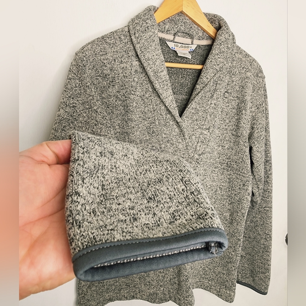 10,000 Ft Above Sea Level Grey Mens Pullover Sz M - Picture 5 of 9